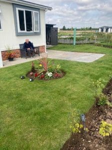 summer at Gateforth Park spacious gardens Yorkshire