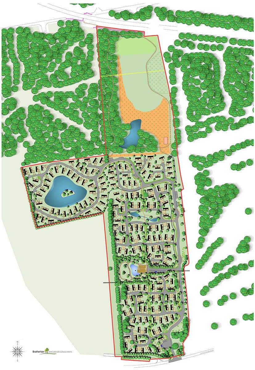 Initial Plan of Gateforth Park
