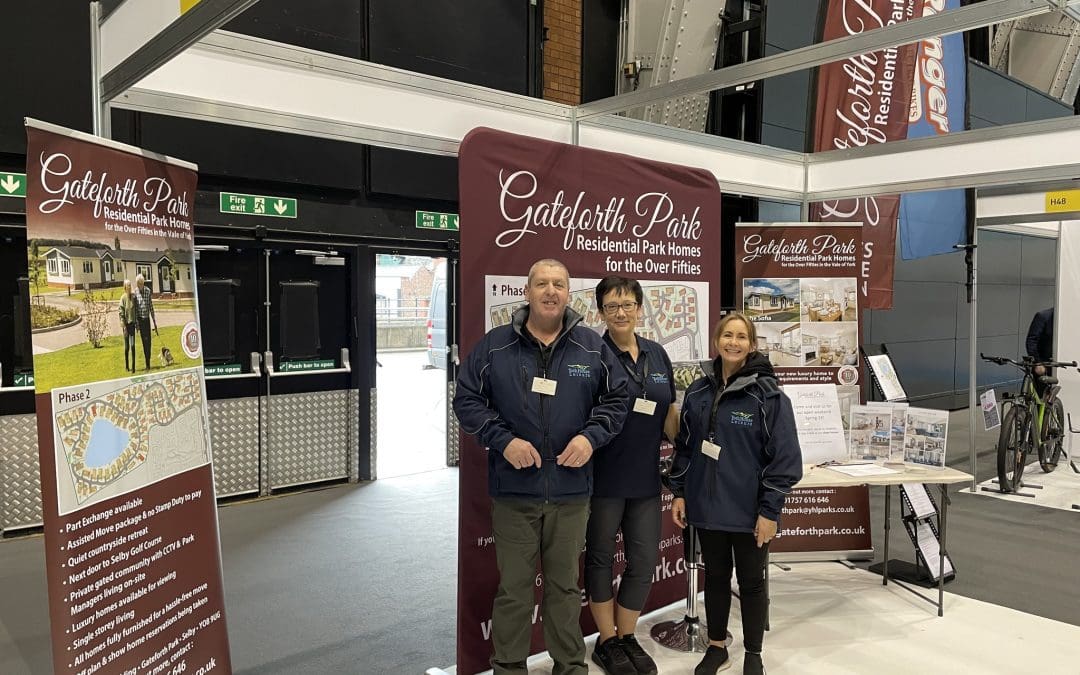 The Gateforth Park team at the Caravan, Motorhome & Holiday Show 2023