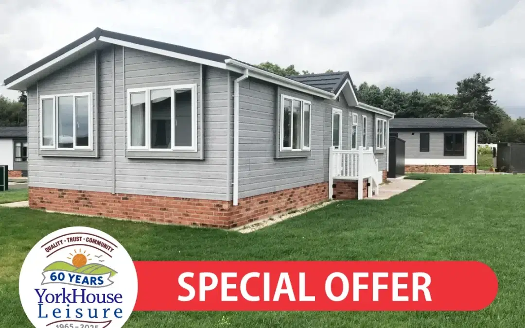 Modern park home special offer at Gateforth Park near Selby