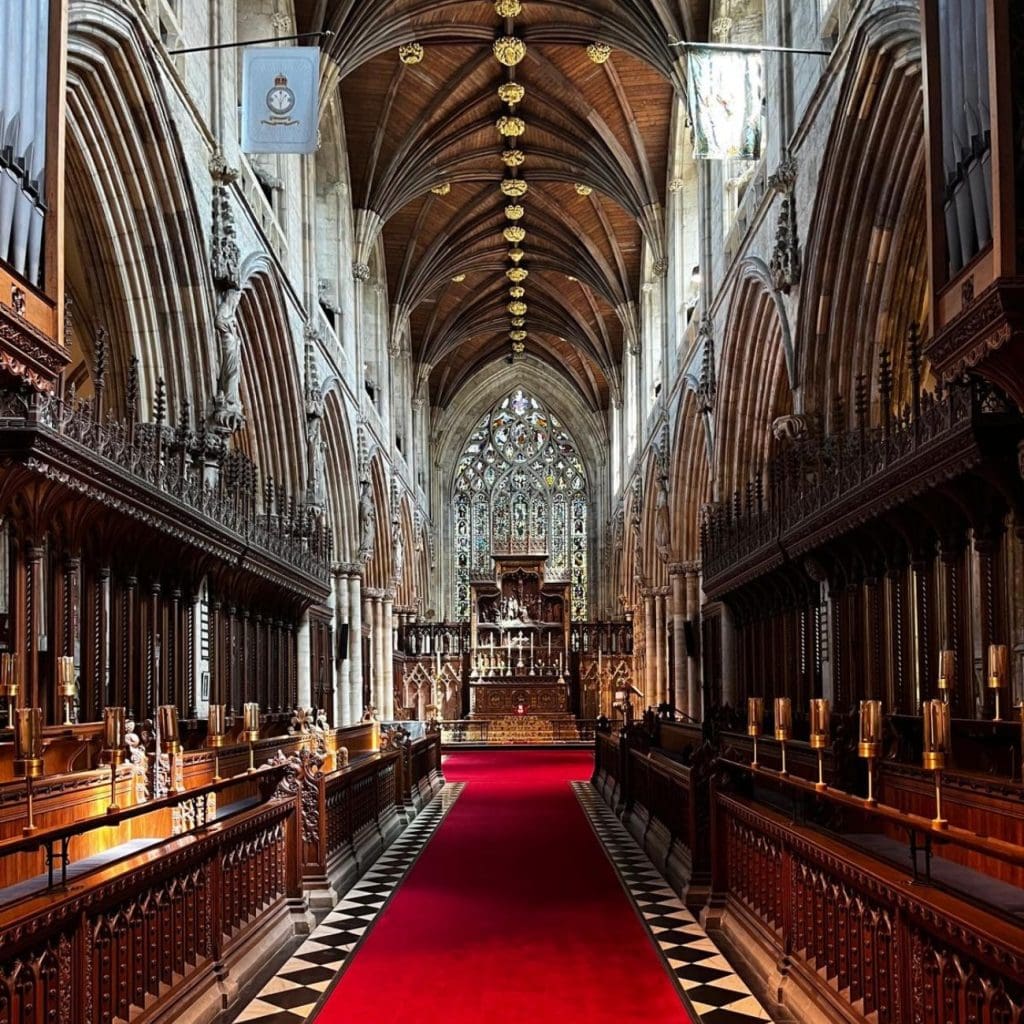 new owners at gateforth park can visit nearby selby abbey