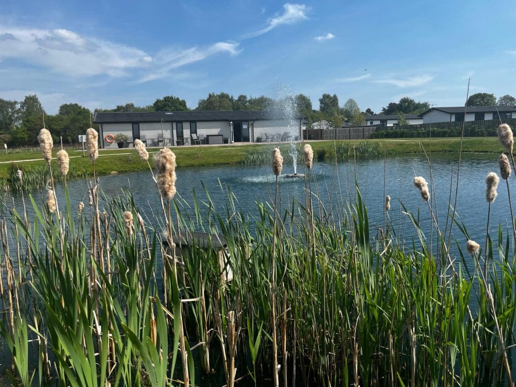 new owners can enjoy the lake and community centre at Gateforth Park