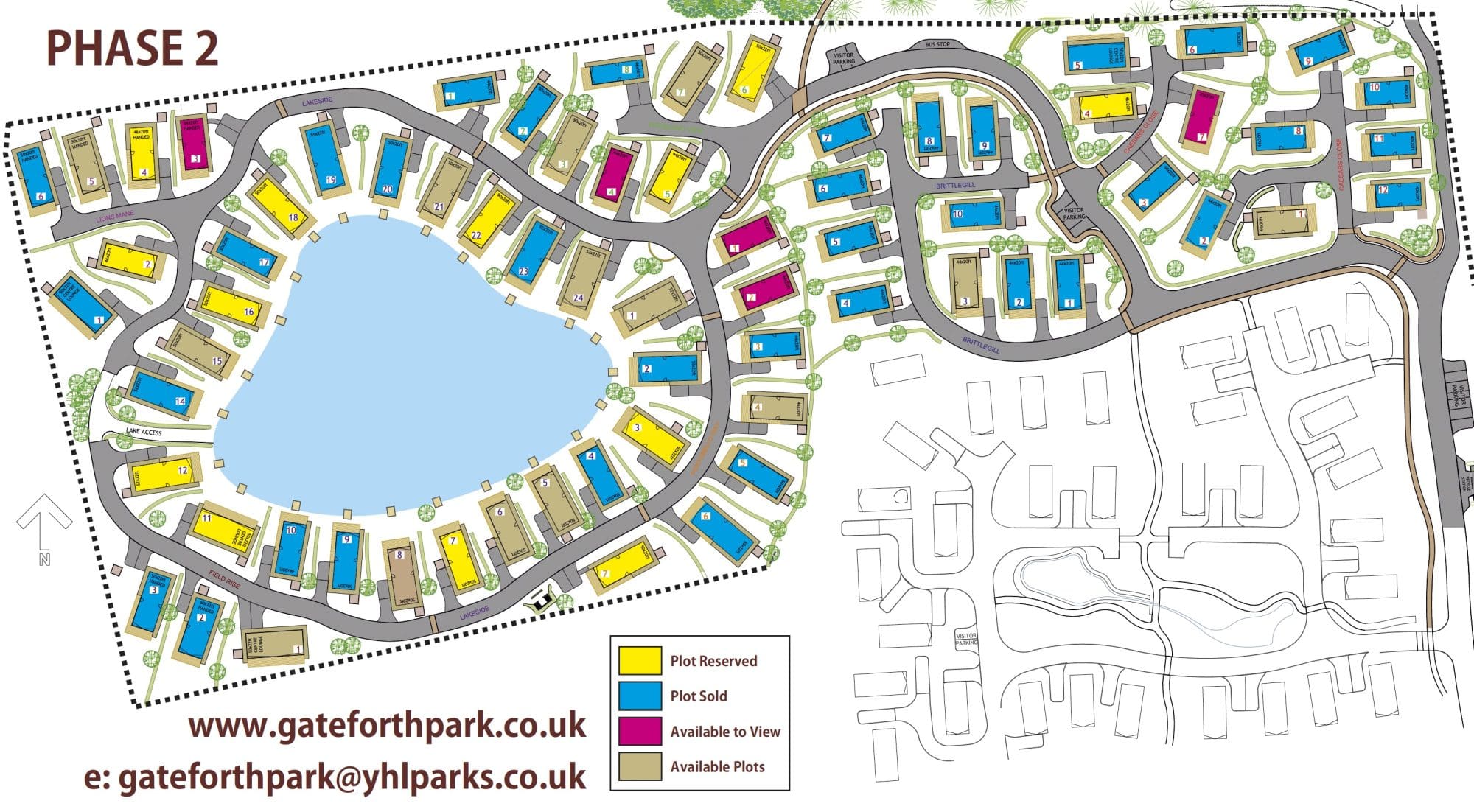 Screenshot Phase 2 Plan with show homes